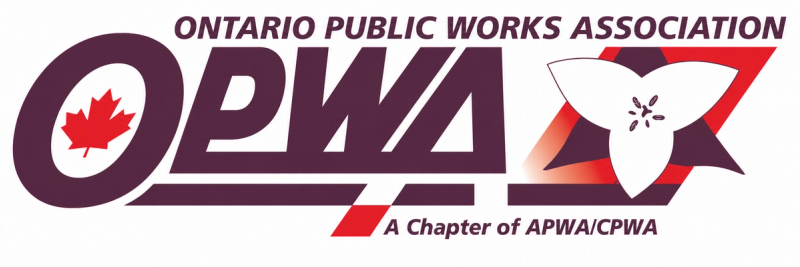 Ontario Public Works Association logo.