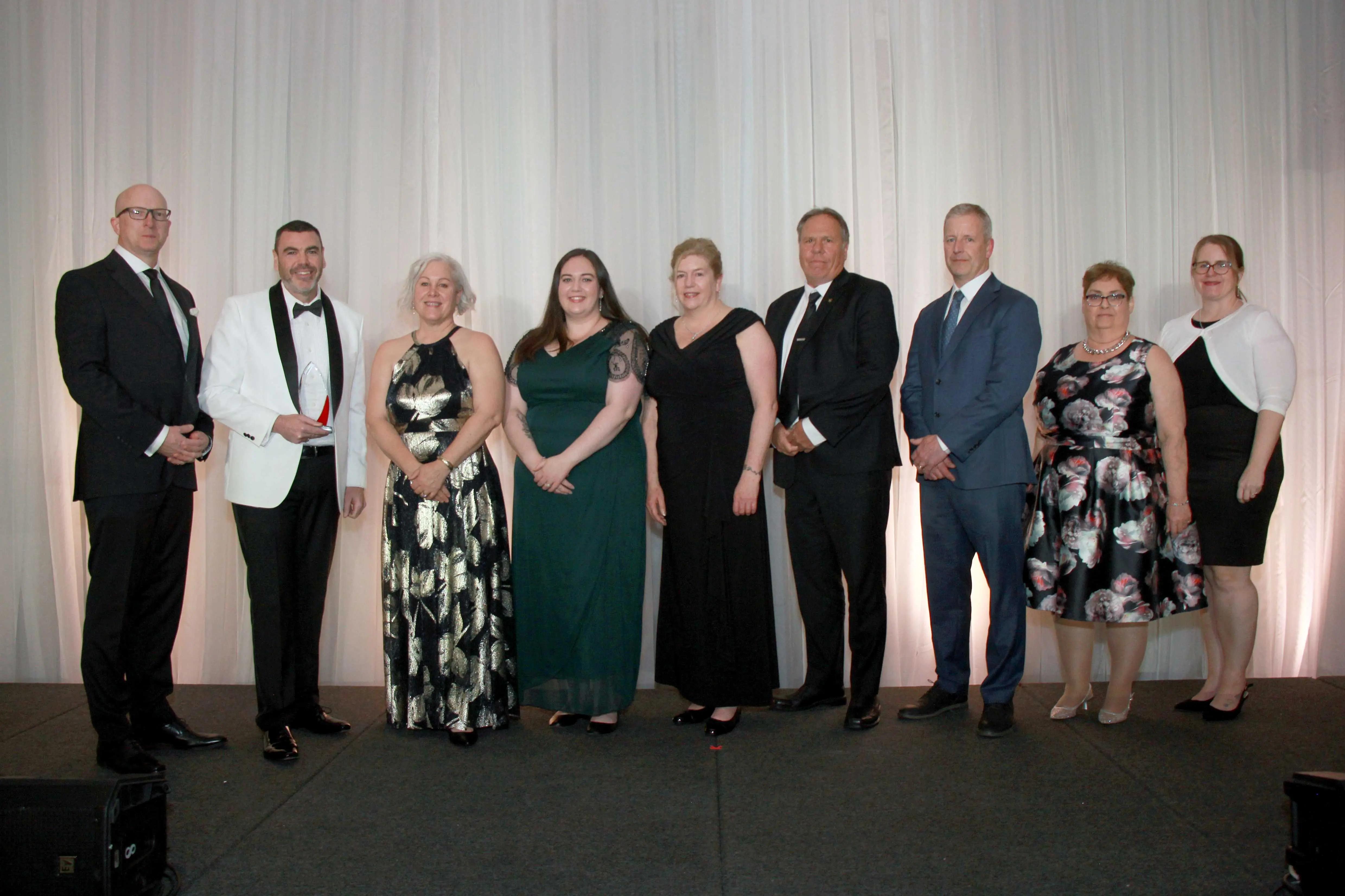 TULLOCH team accepting ACEC-Ontario award in 2026.