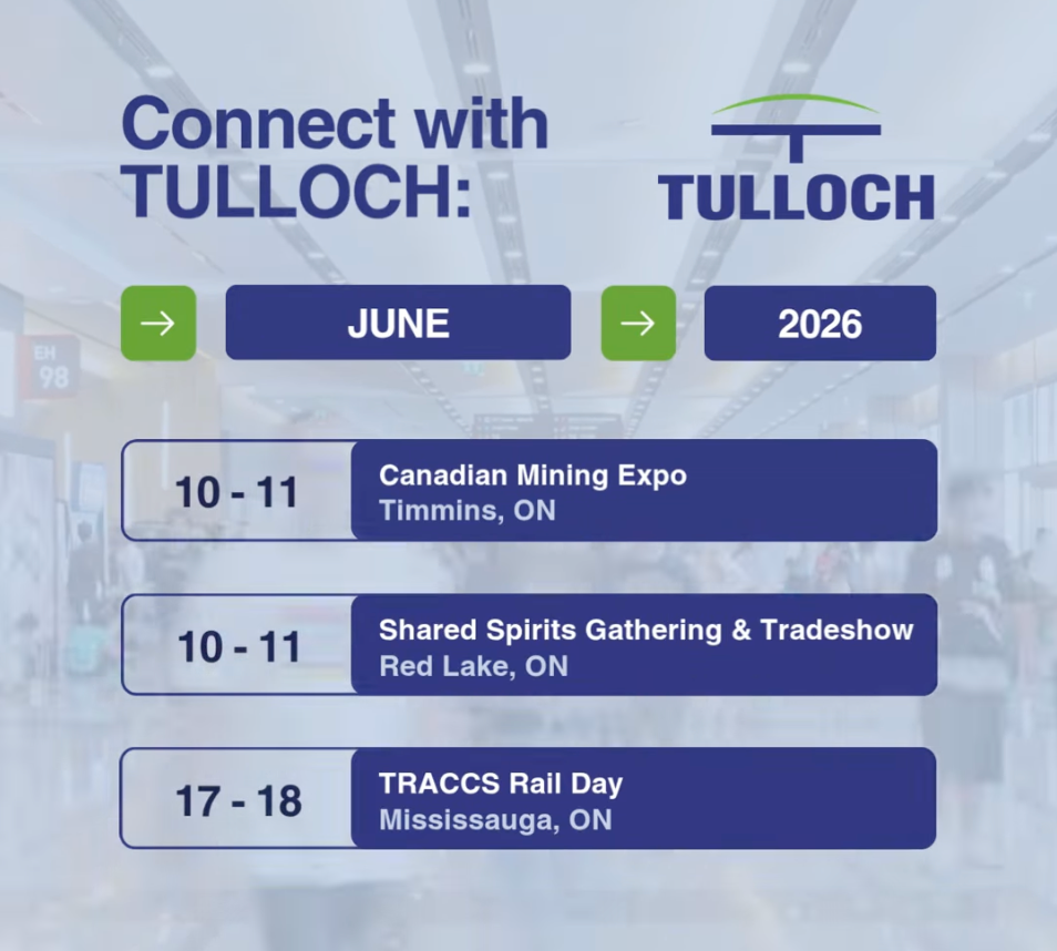 TULLOCH June 2026 events schedule social graphic.