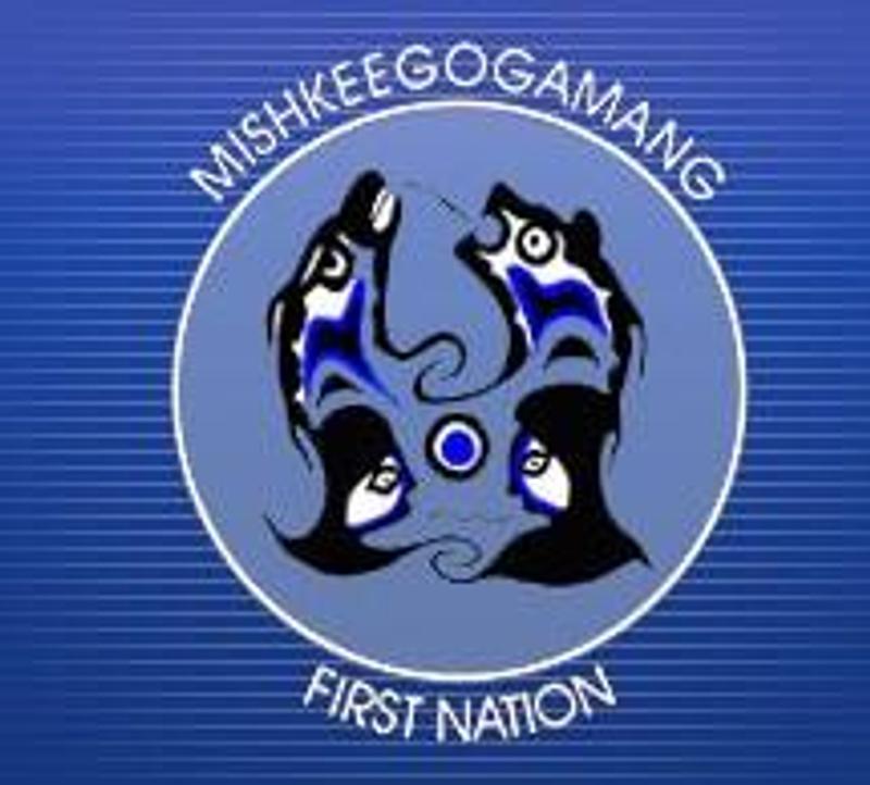 Mishkeegogamang First Nation logo.