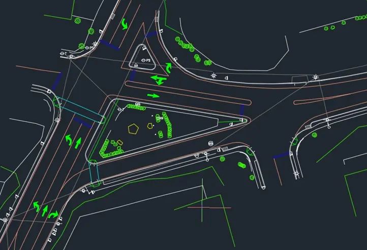 Survey base plan for a Johnson Avenue roadway project.