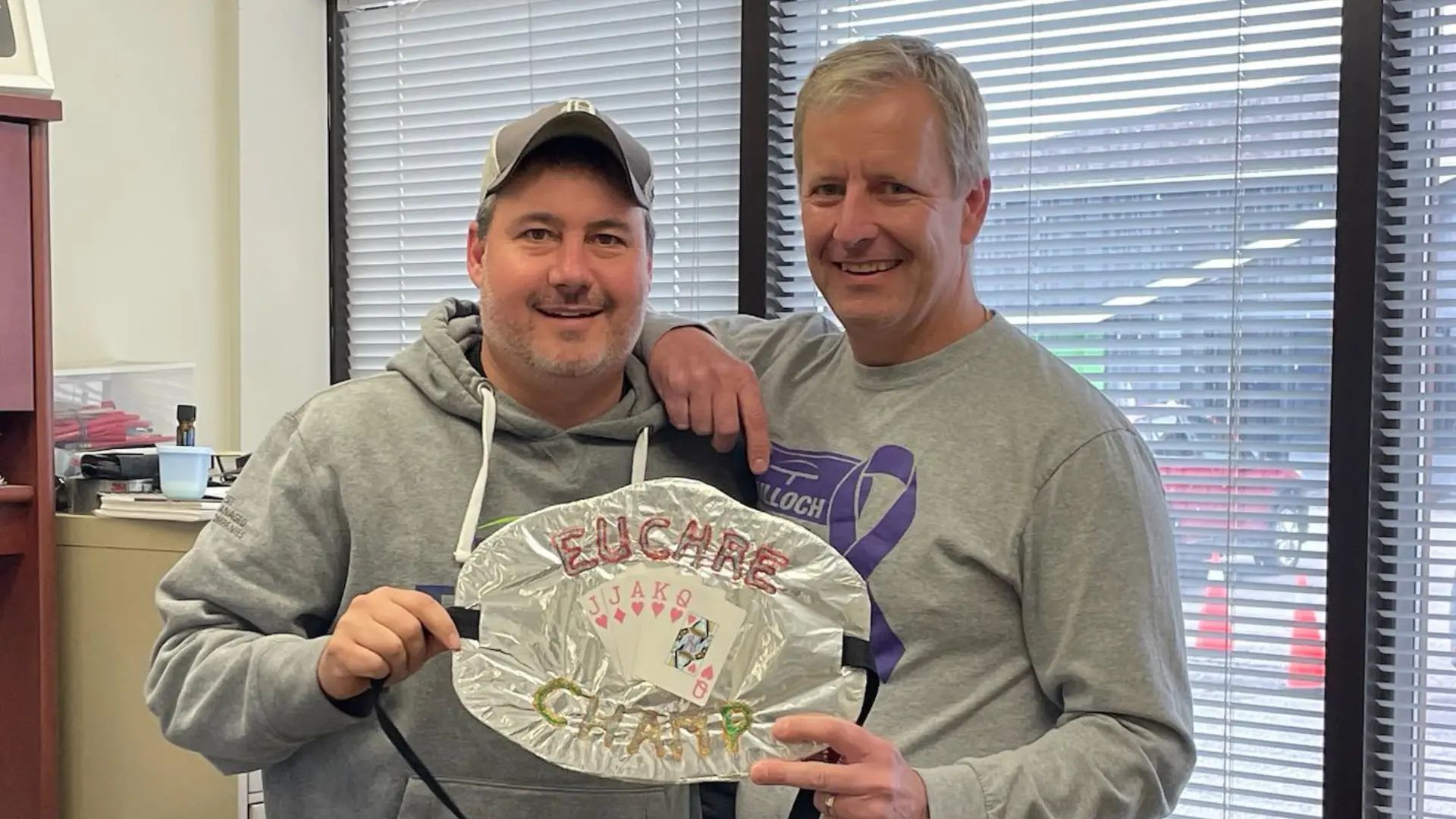 Past champions of TULLOCH Fights Cancer Euchre Tournament