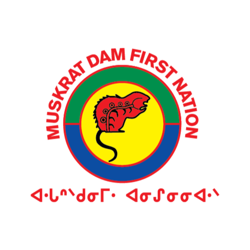 Muskrat Dam First Nation logo.