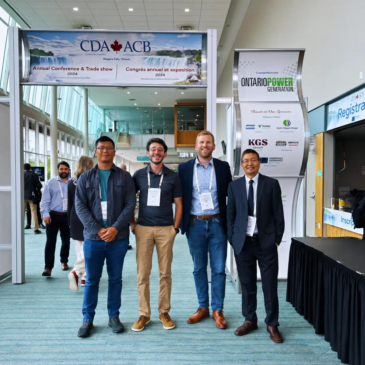 TULLOCH geotechnical team at CDA Conference.