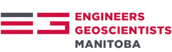 Engineers Geoscientists Manitoba logo.