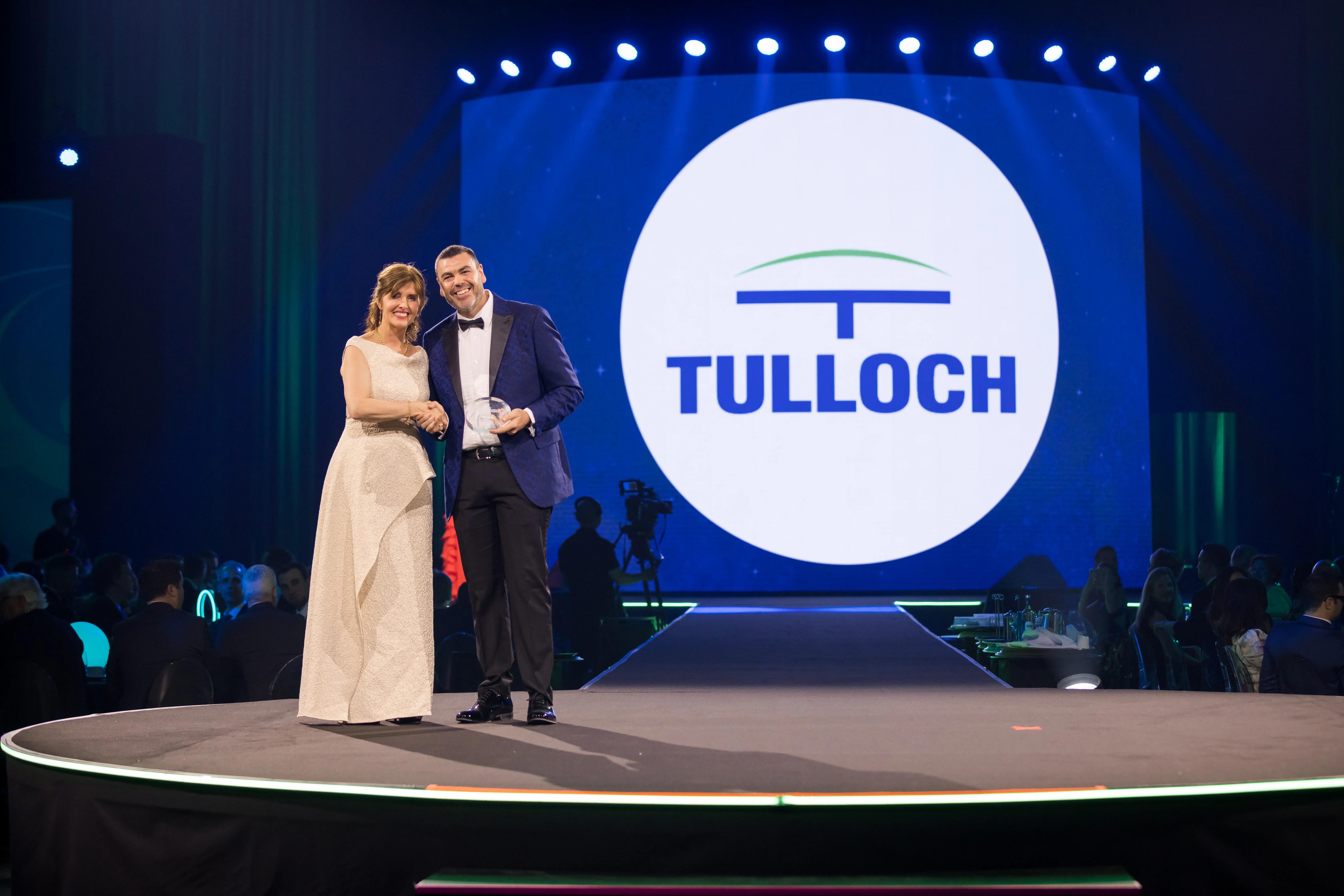 TULLOCH CEO accepting Canada's Best Managed Companies award.