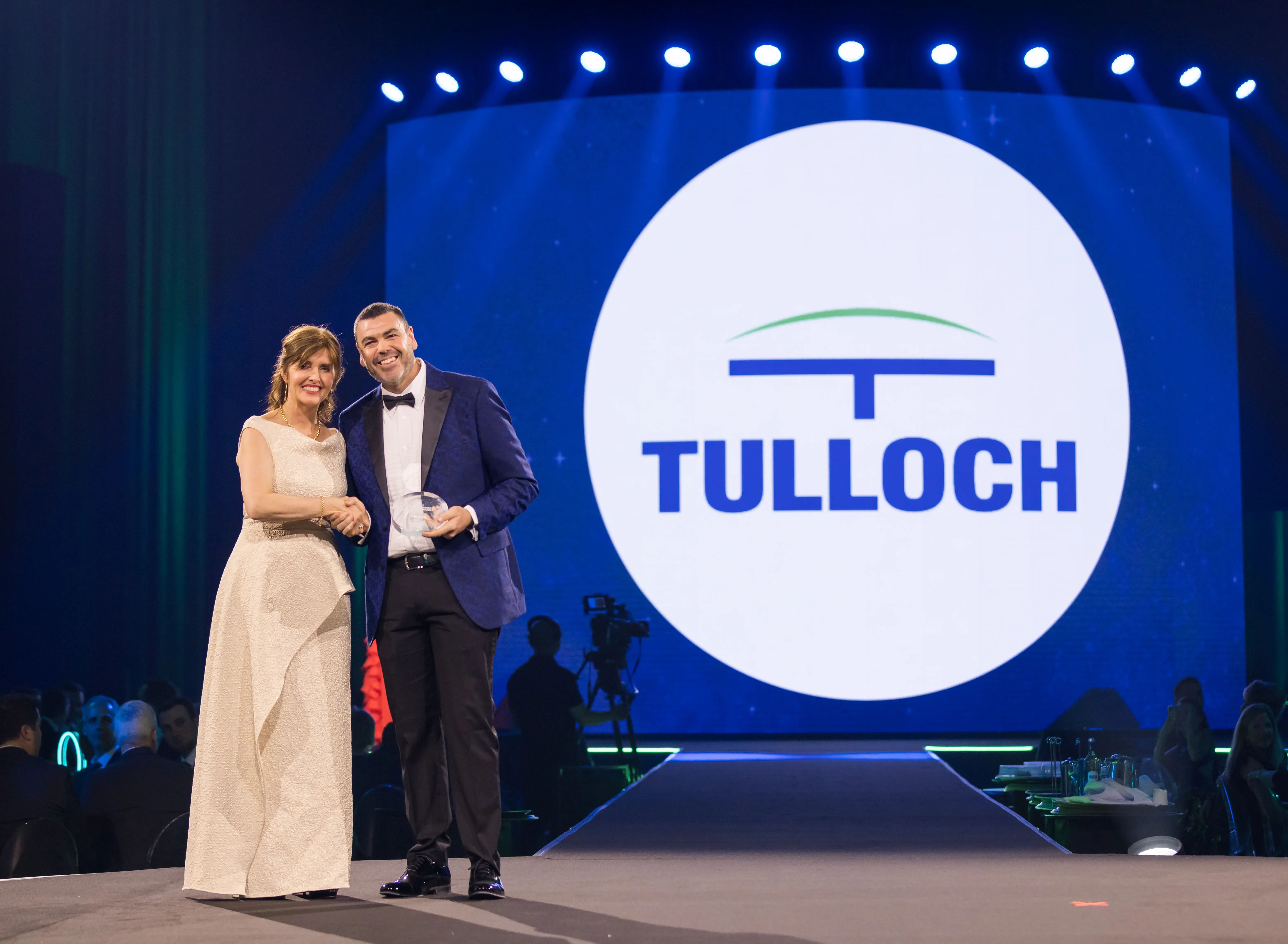 TULLOCH CEO accepting Canada's Best Managed Companies award.
