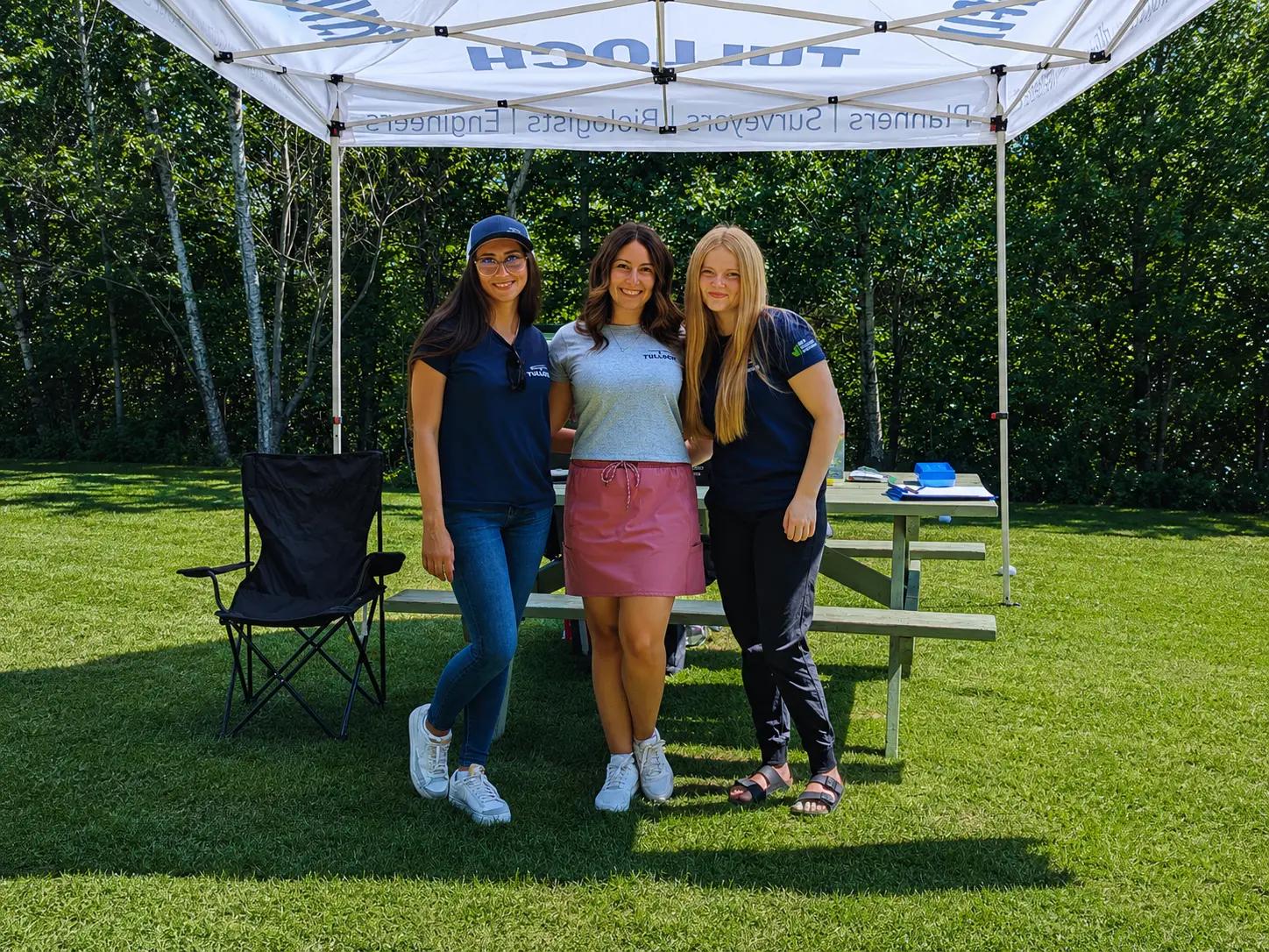 Team TULLOCH on-site at North Bay Regional Health Centre Foundation Golf Tournament.