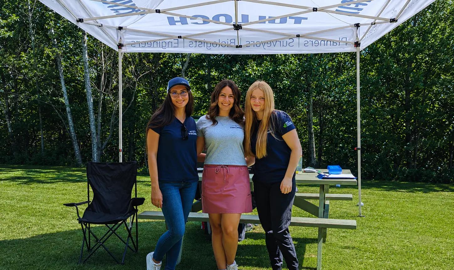 Team TULLOCH on-site at North Bay Regional Health Centre Foundation Golf Tournament.