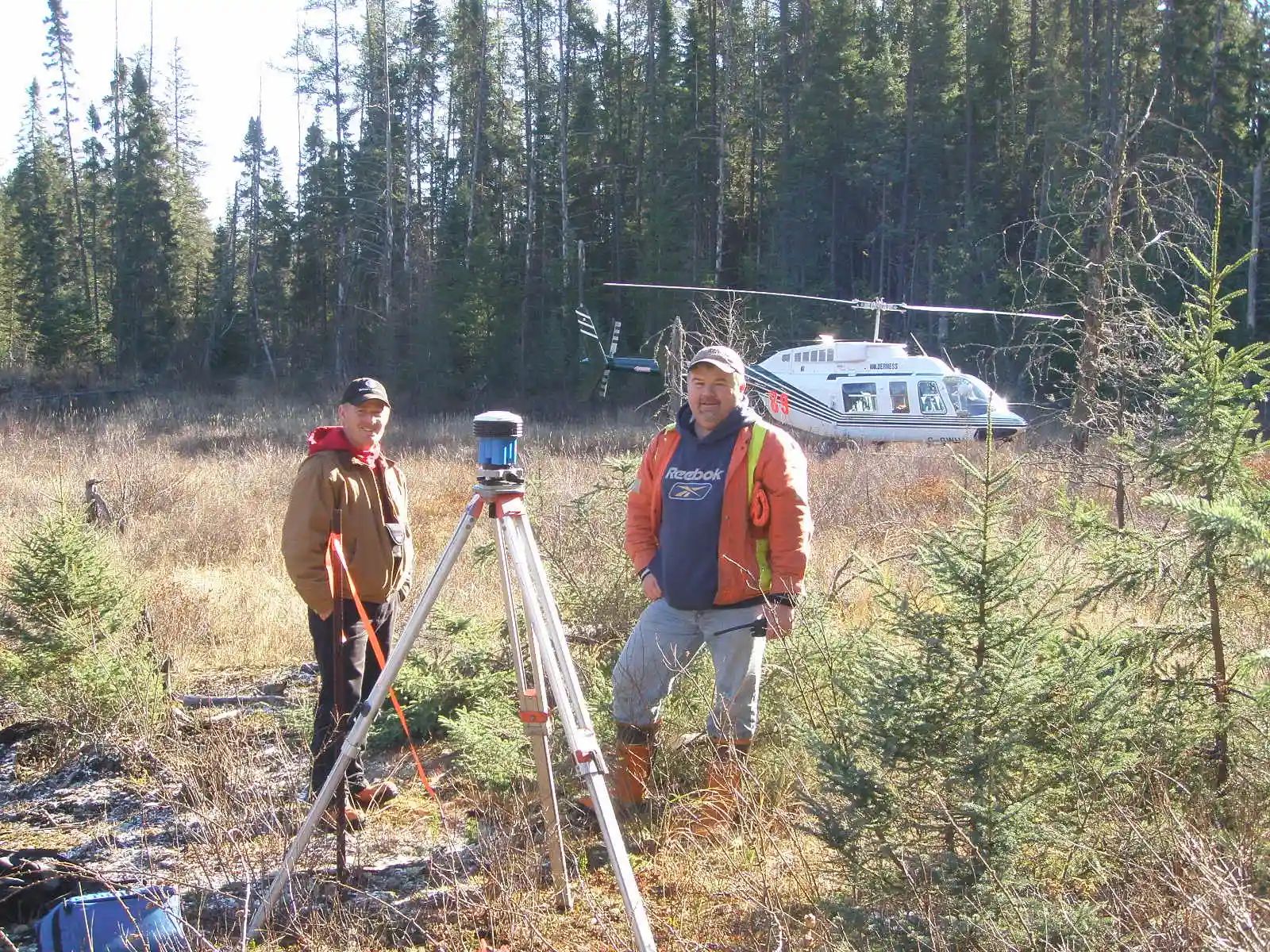 TULLOCH survey team completing field work on the East-West Tie project.
