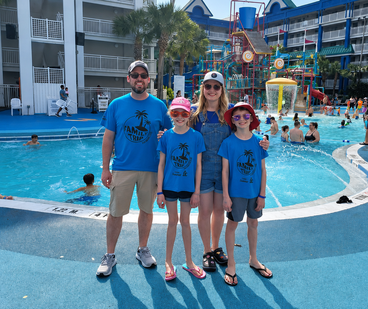 Fun times in Florida during TULLOCH Orlando vacation.