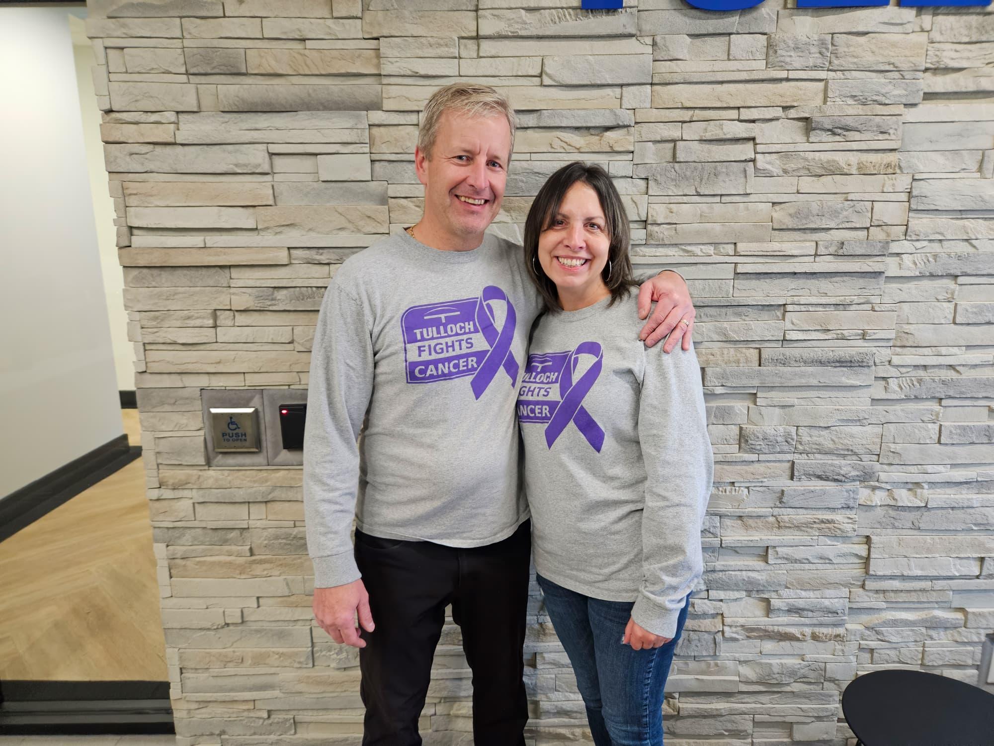 Long time TULLOCH employees during cancer initiative.