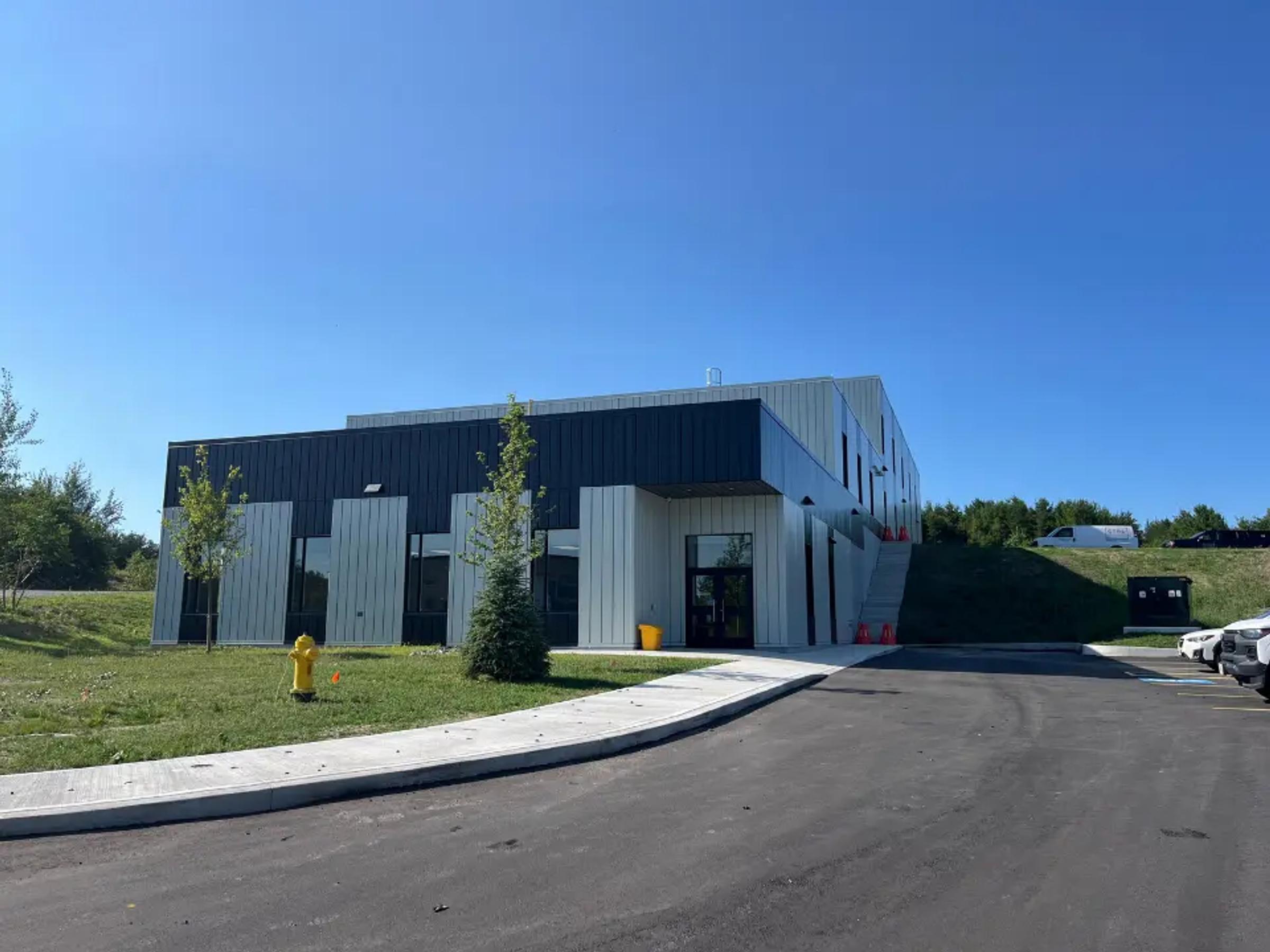 Exterior view of the Boilermakers Union Hall site, entrance drive, and landscaped frontage.