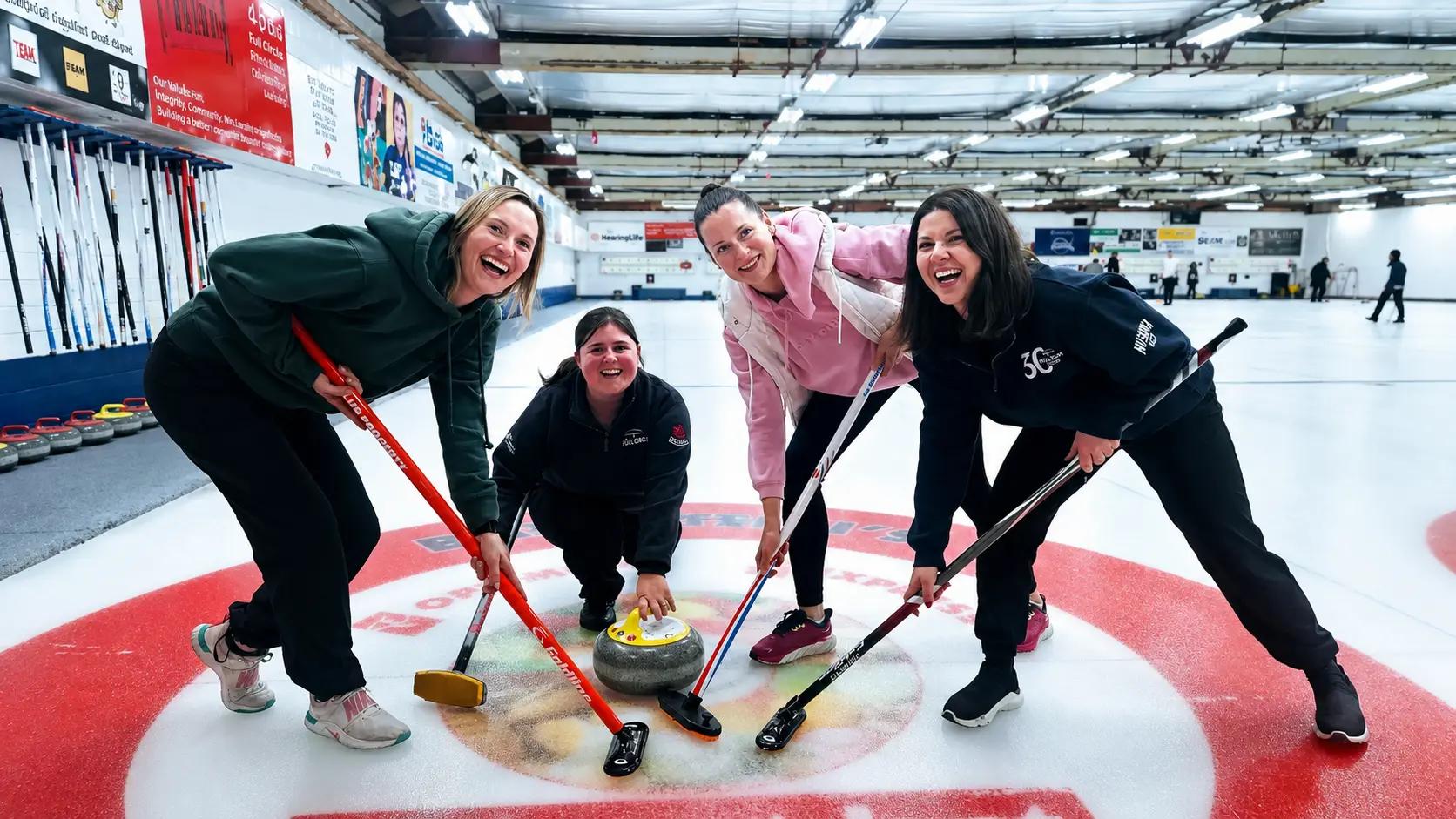 TULLOCH Sudbury office team curling.