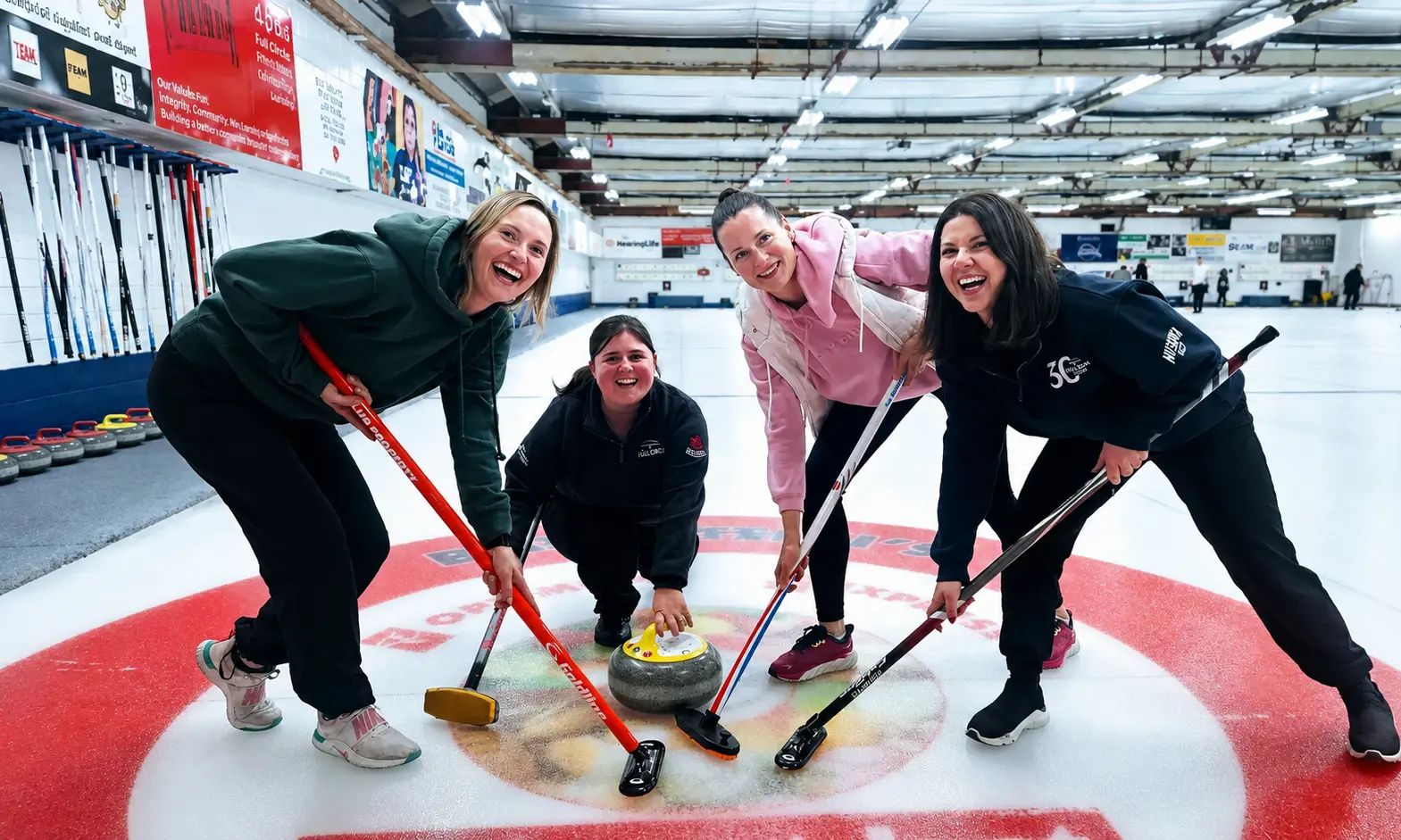 TULLOCH Sudbury office team curling.