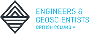 Engineers and Geoscientists British Columbia logo.