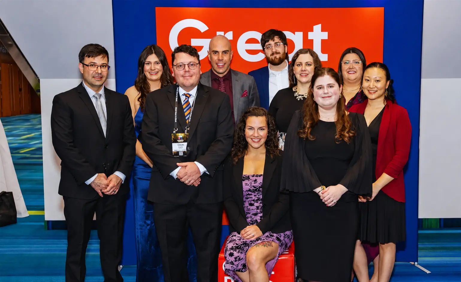 Team TULLOCH celebrating at Best Workplaces in Canada gala.