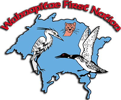 Wahnapitae First Nation logo.