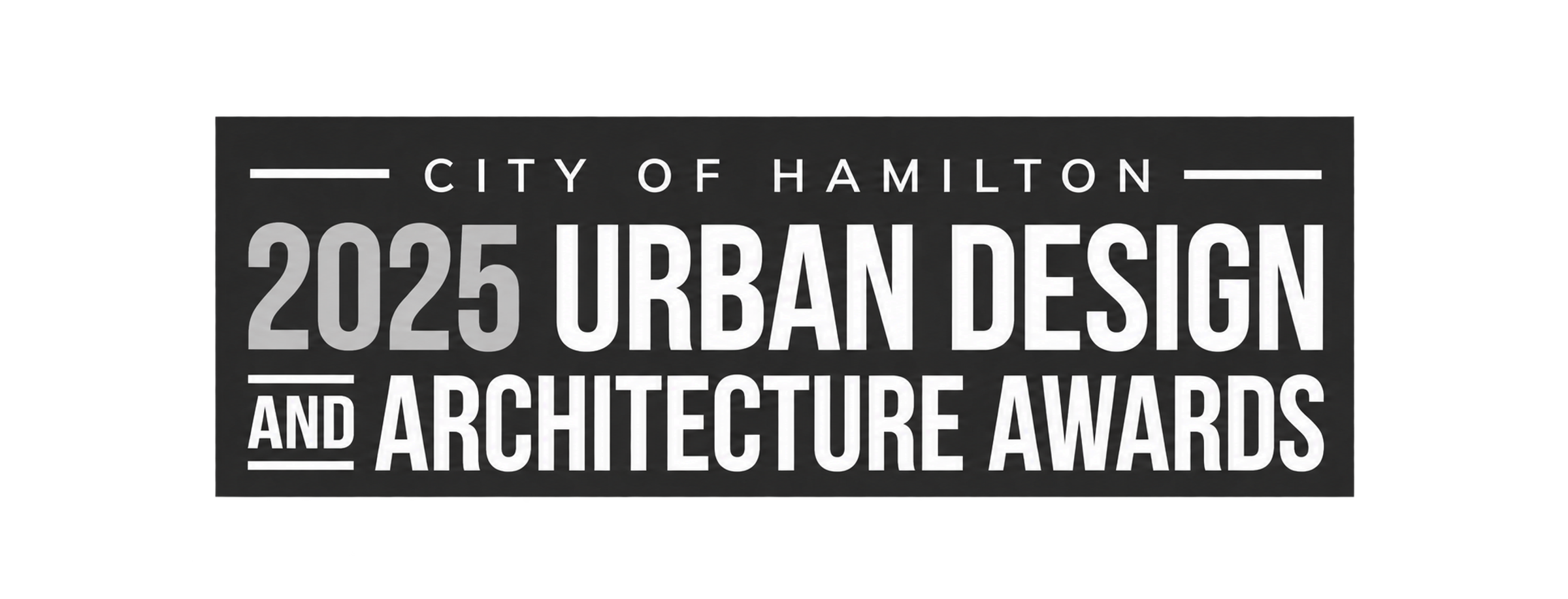 City of Hamilton Urban Design & Architecture Awards logo.
