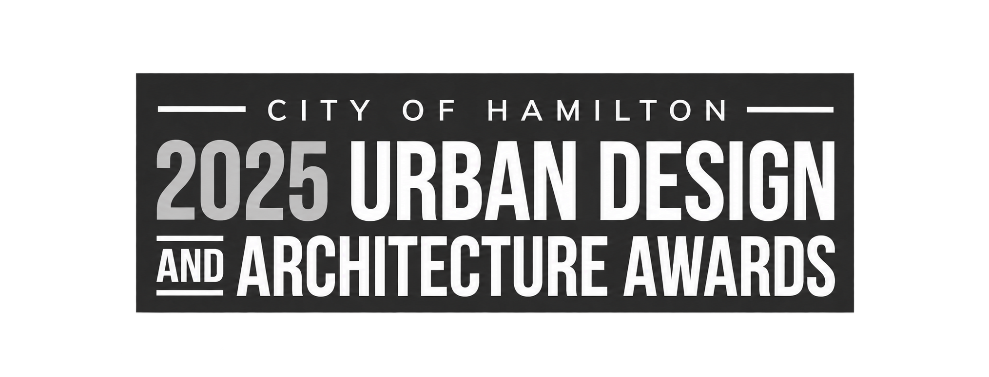 City of Hamilton Urban Design & Architecture Awards logo.