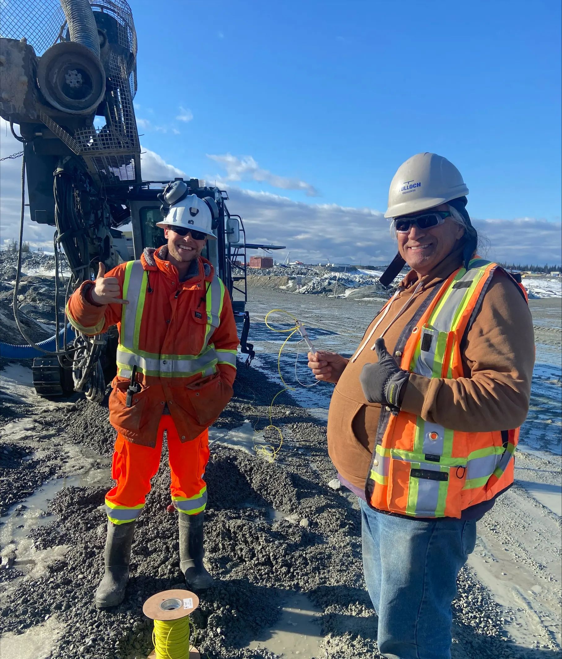 TULLOCH field team working at a mine site.
