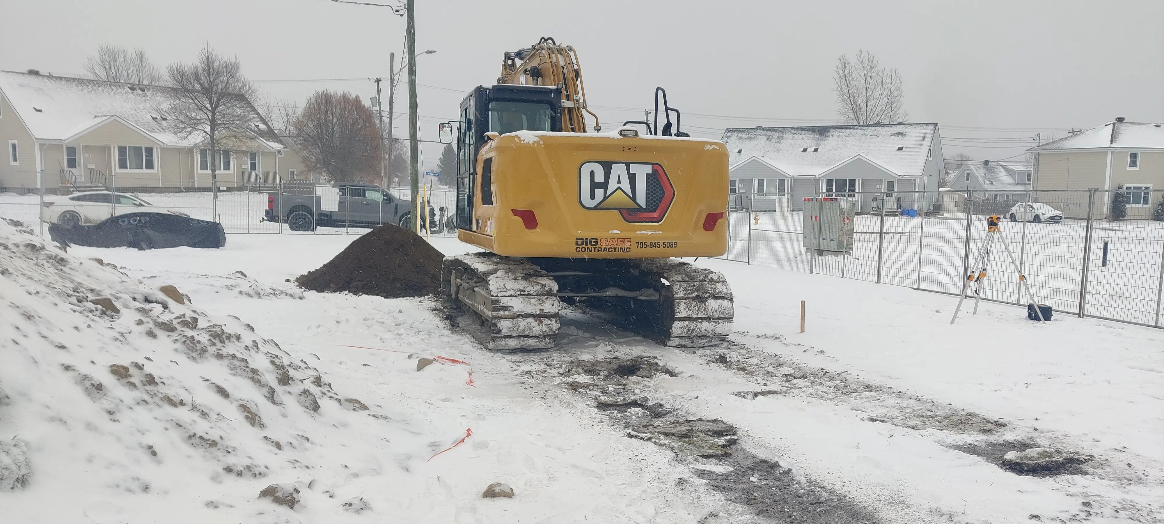 Environmental investigation underway at a multi-tenant industrial property in Sudbury.