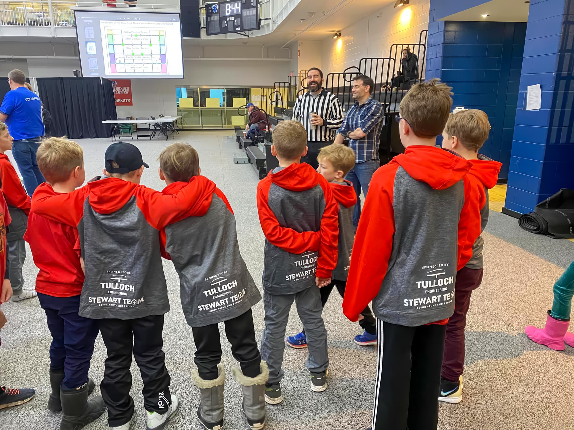 TULLOCH-sponsored team from Thessalon Public School at Robotics competition.
