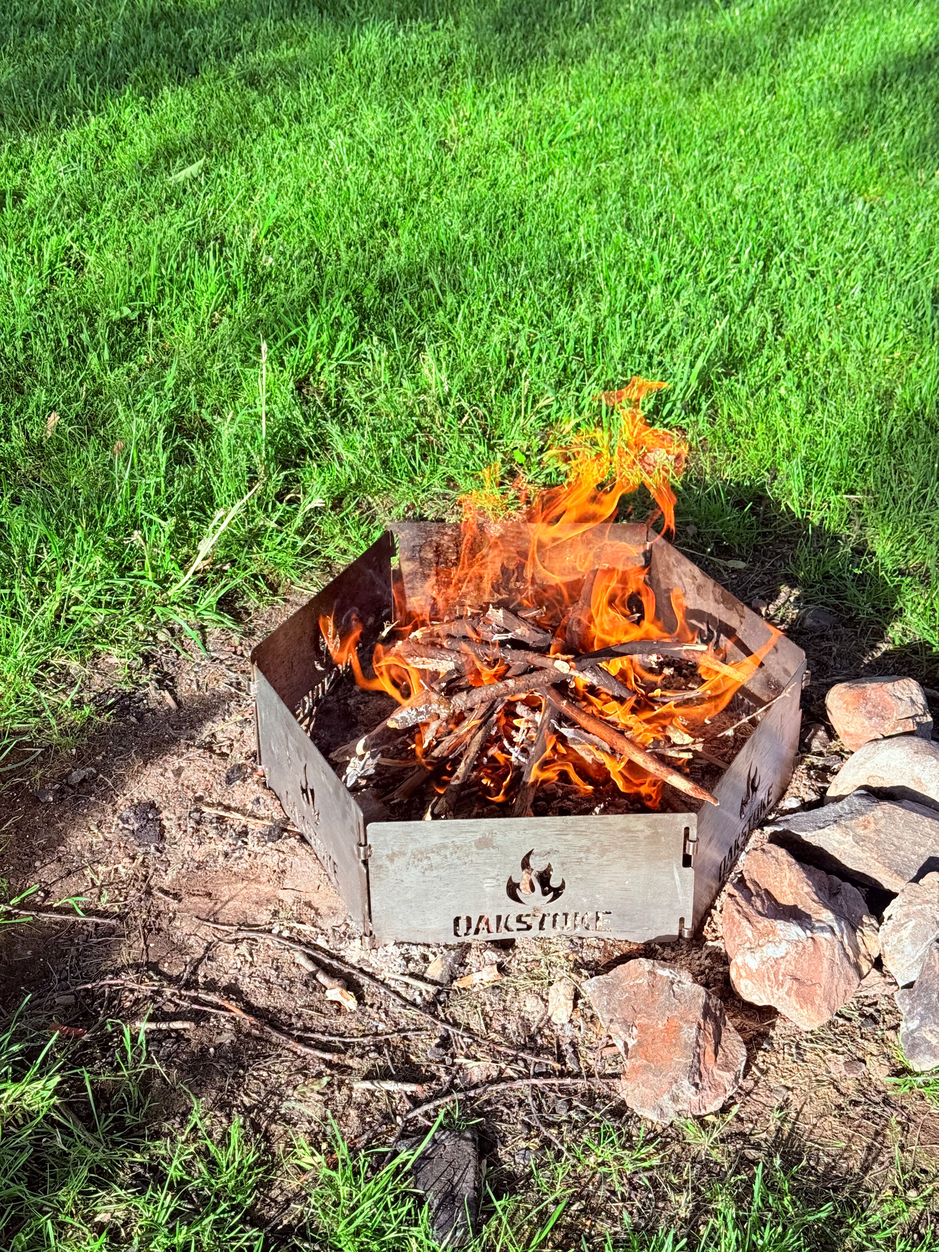 Stop Digging Fire Pits: A Portable Fire Ring That Sets Up Anywhere