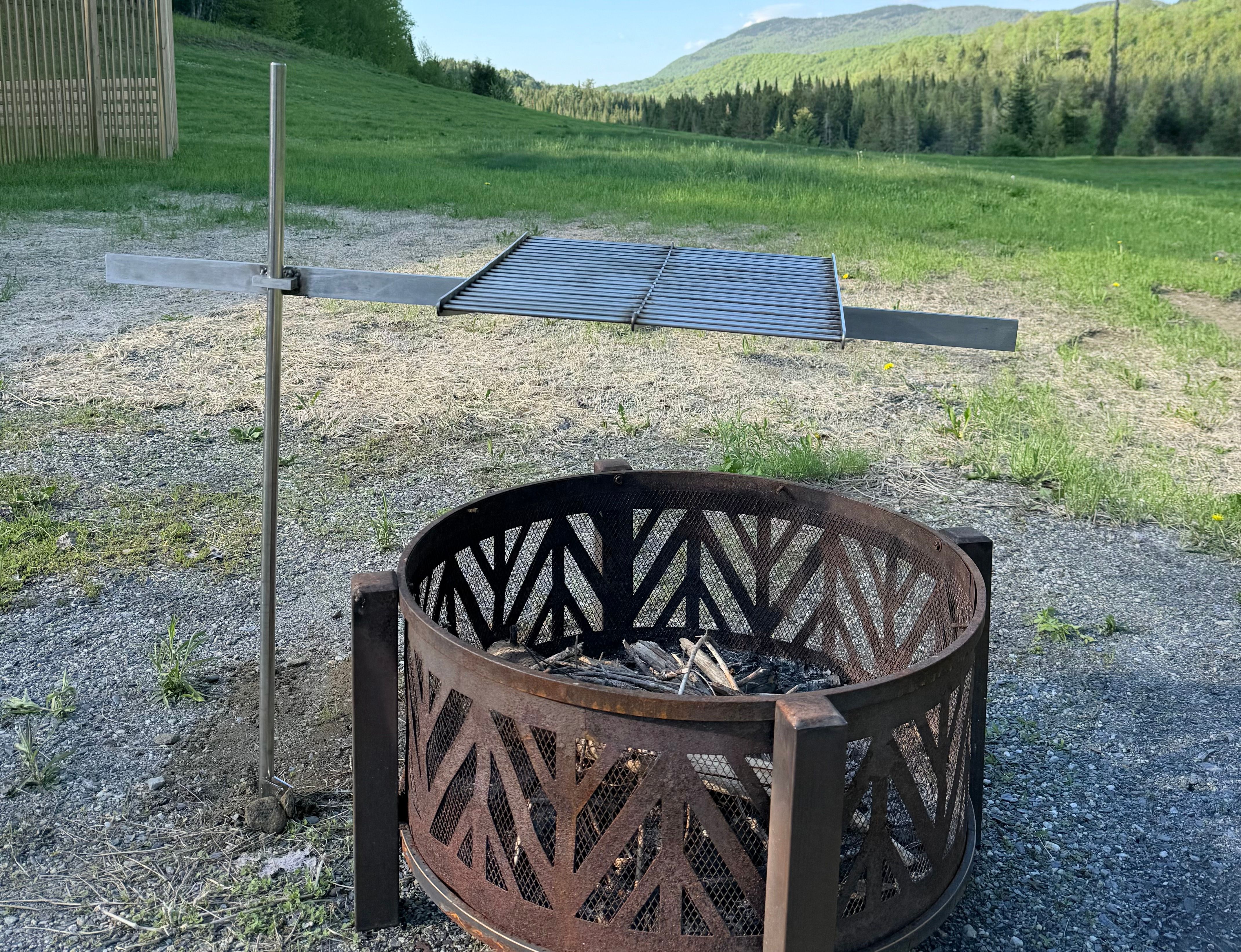 The Right Way to Adjust Grill Height Over a Campfire (No More Hovering Over Flame)
