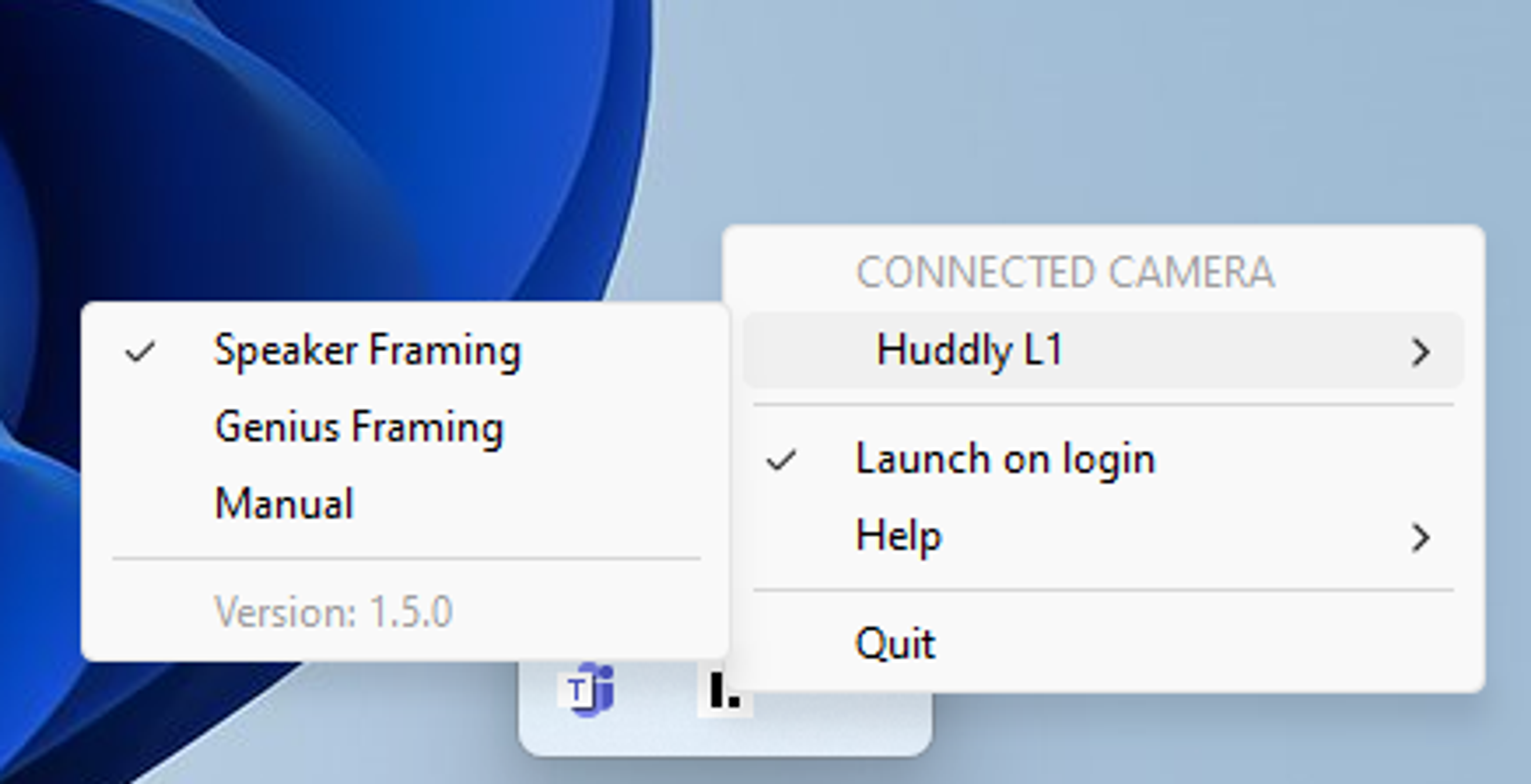 Context menu