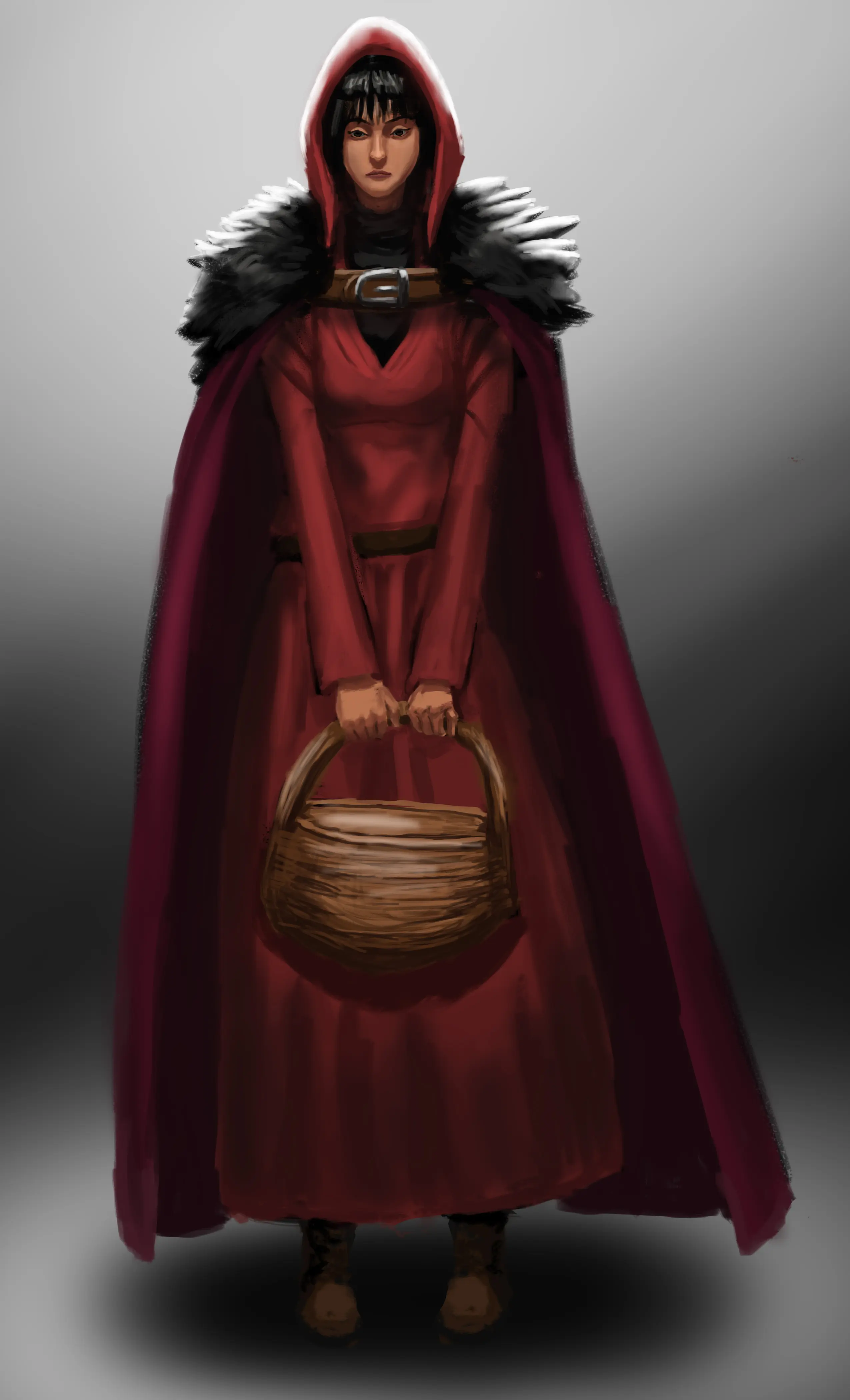 Red riding hood character design