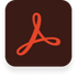 Adobe Acrobat DC logo.