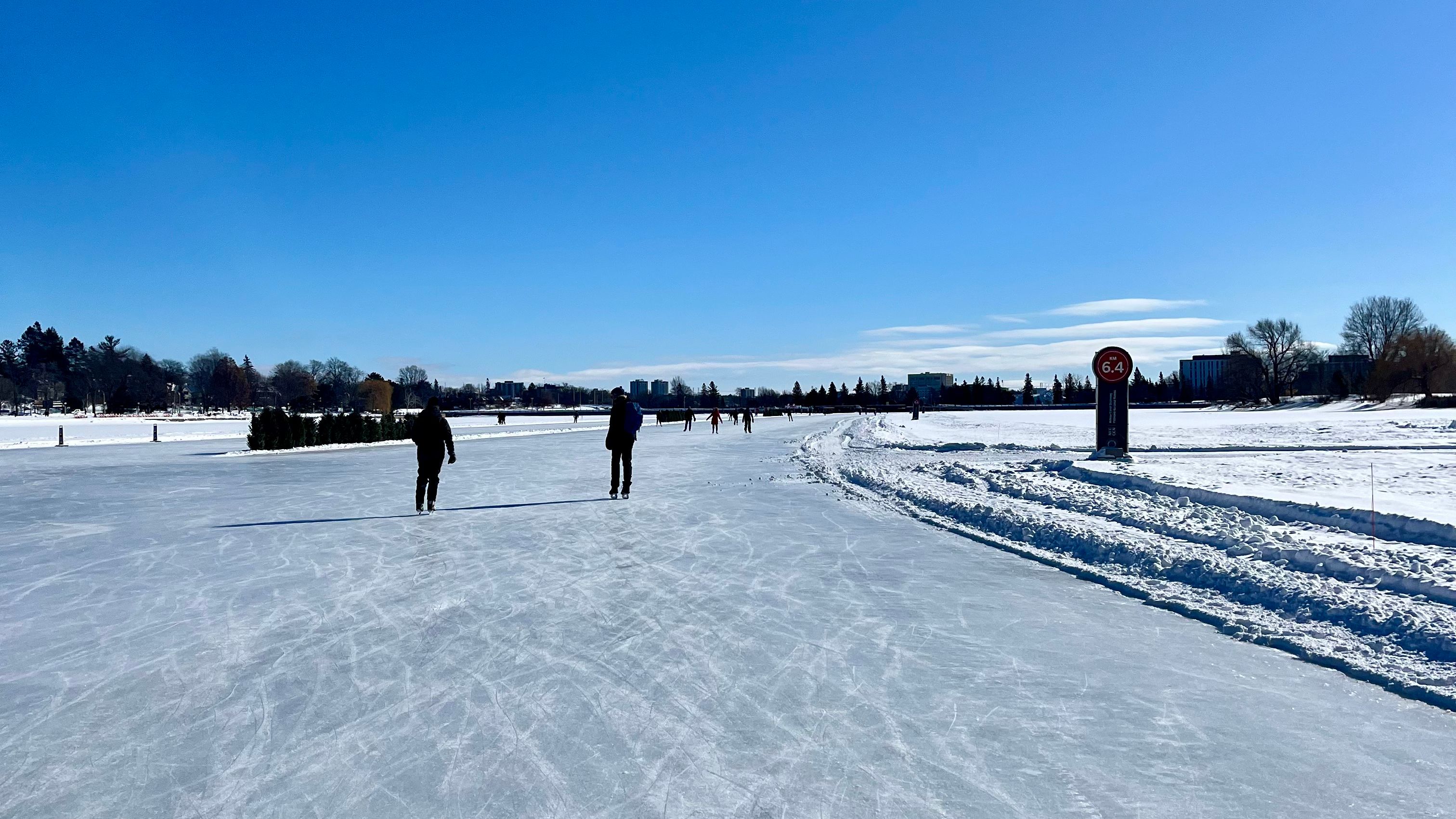 Skating down the Rideau Canal