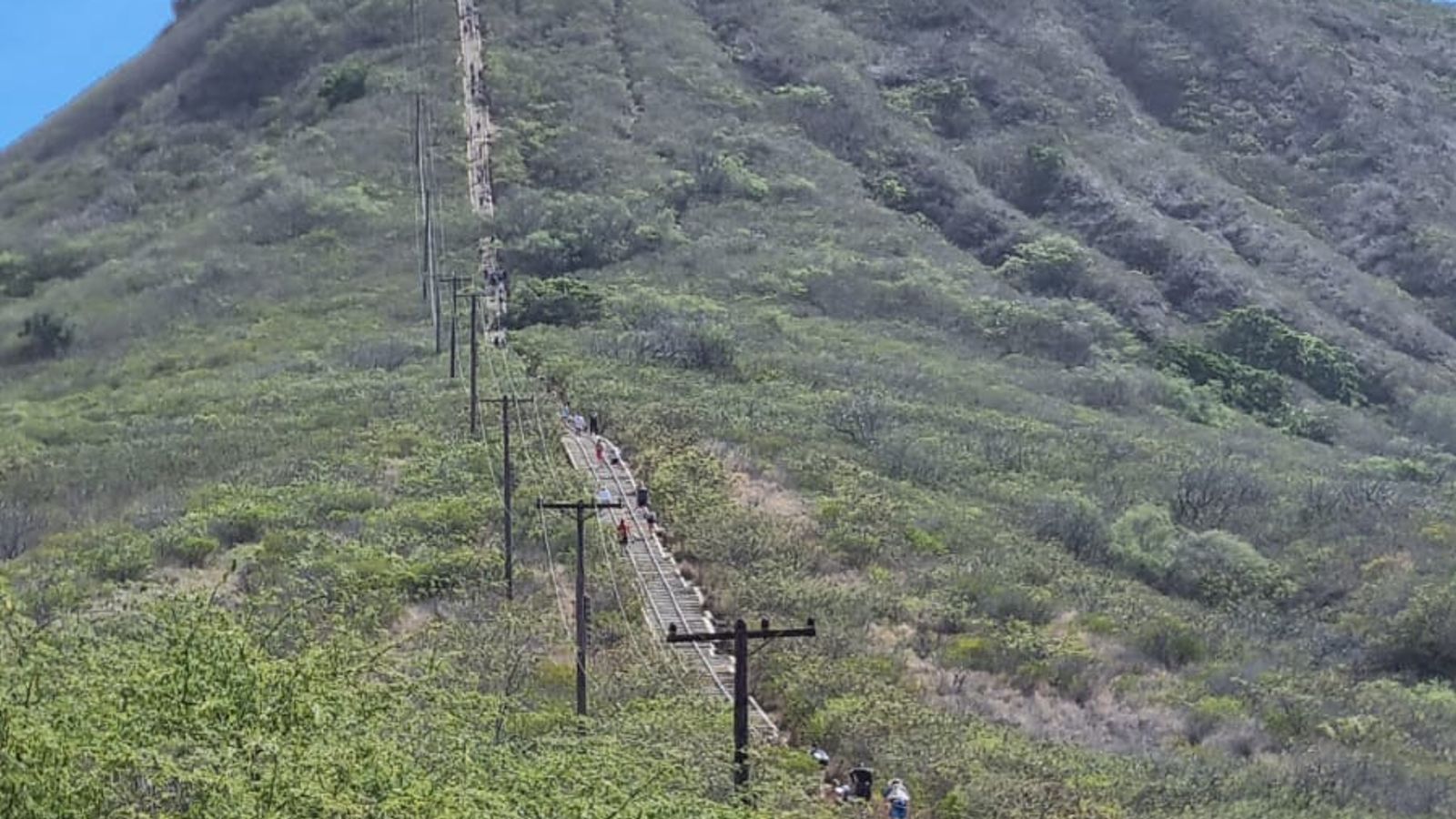 Earning a Beach Day after Climbing Koko Head