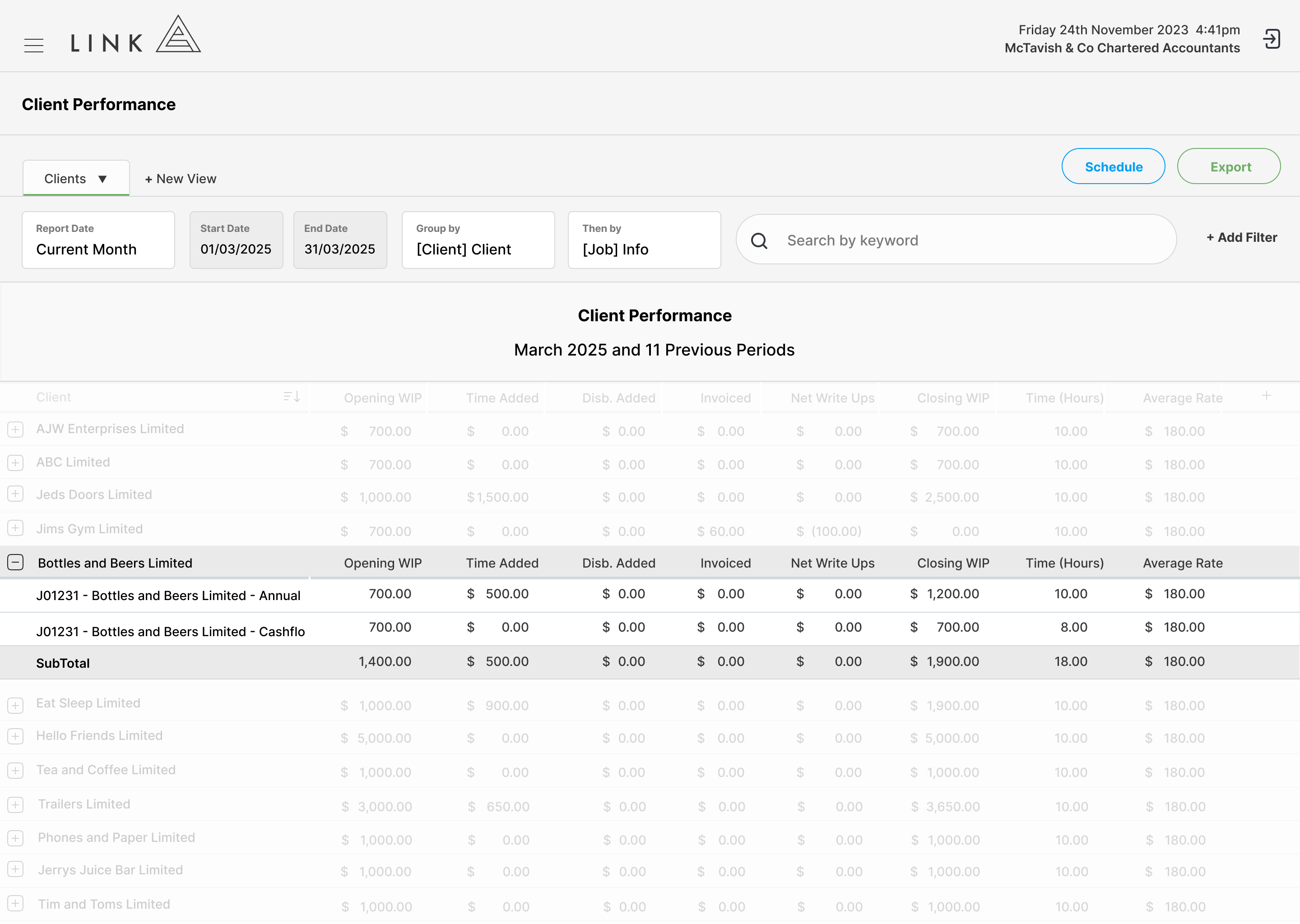 Why Choose Link for Managing Client Performance?