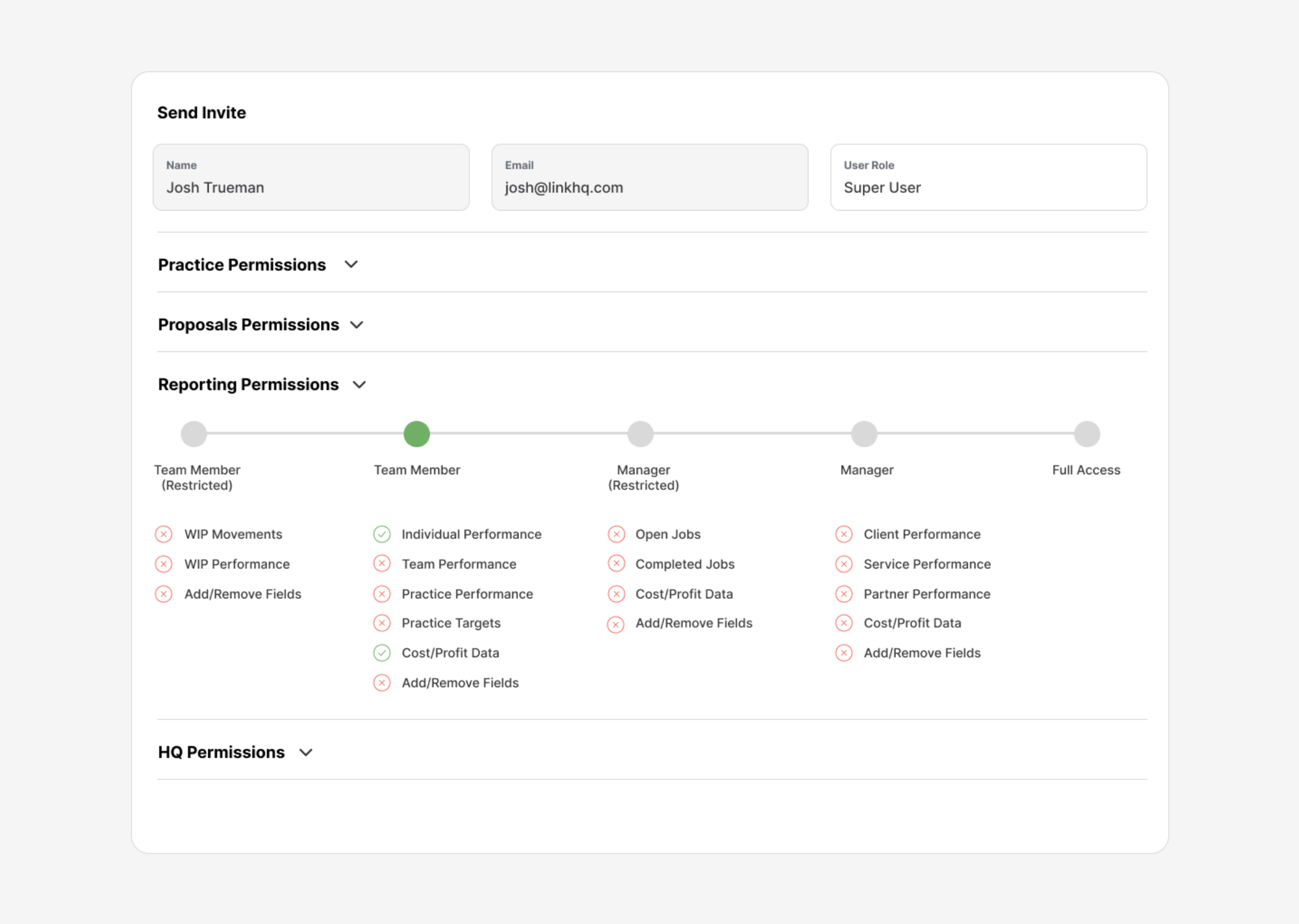 Reporting Permissions 4