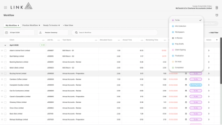 Custom task states