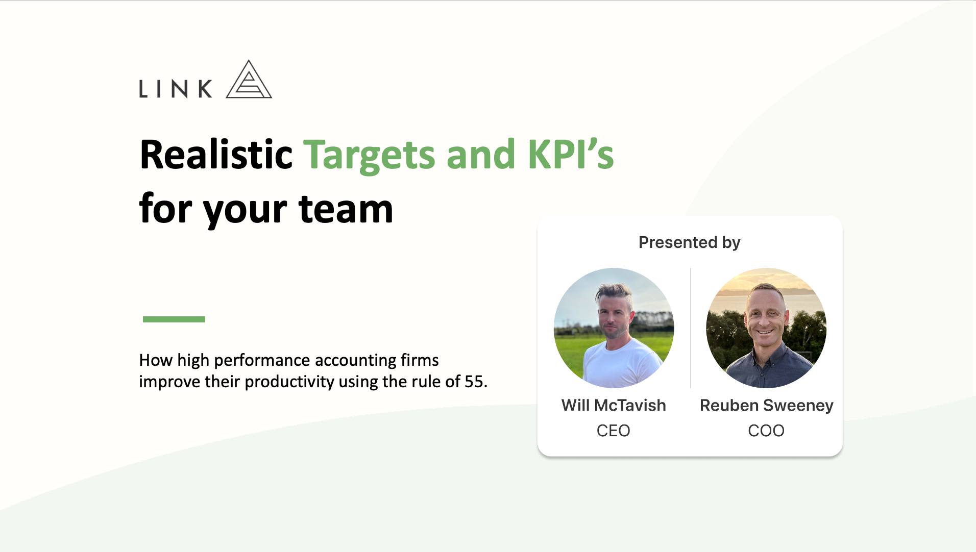 Realistic Targets and KPI’s for your team 