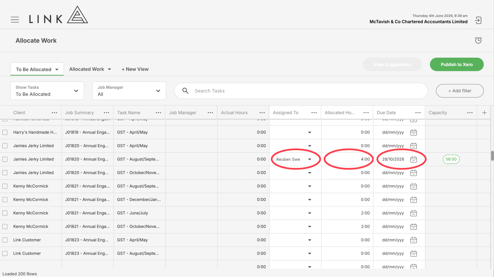 What makes a task scheduled?
