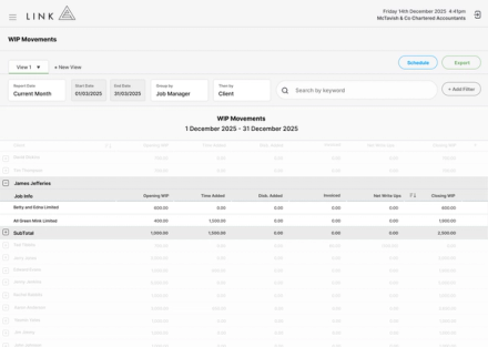 WIP Movement reporting that keeps your team accountable