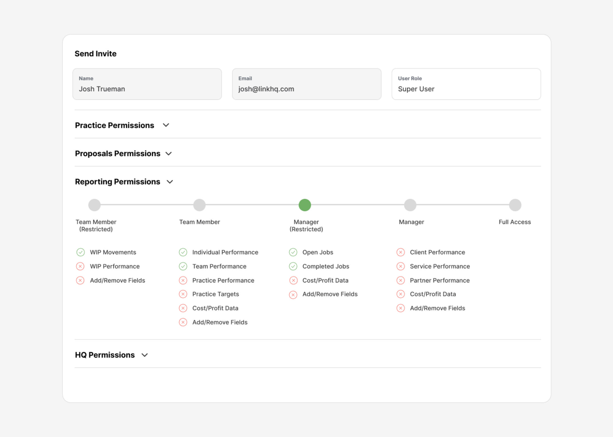 Reporting Permissions 3