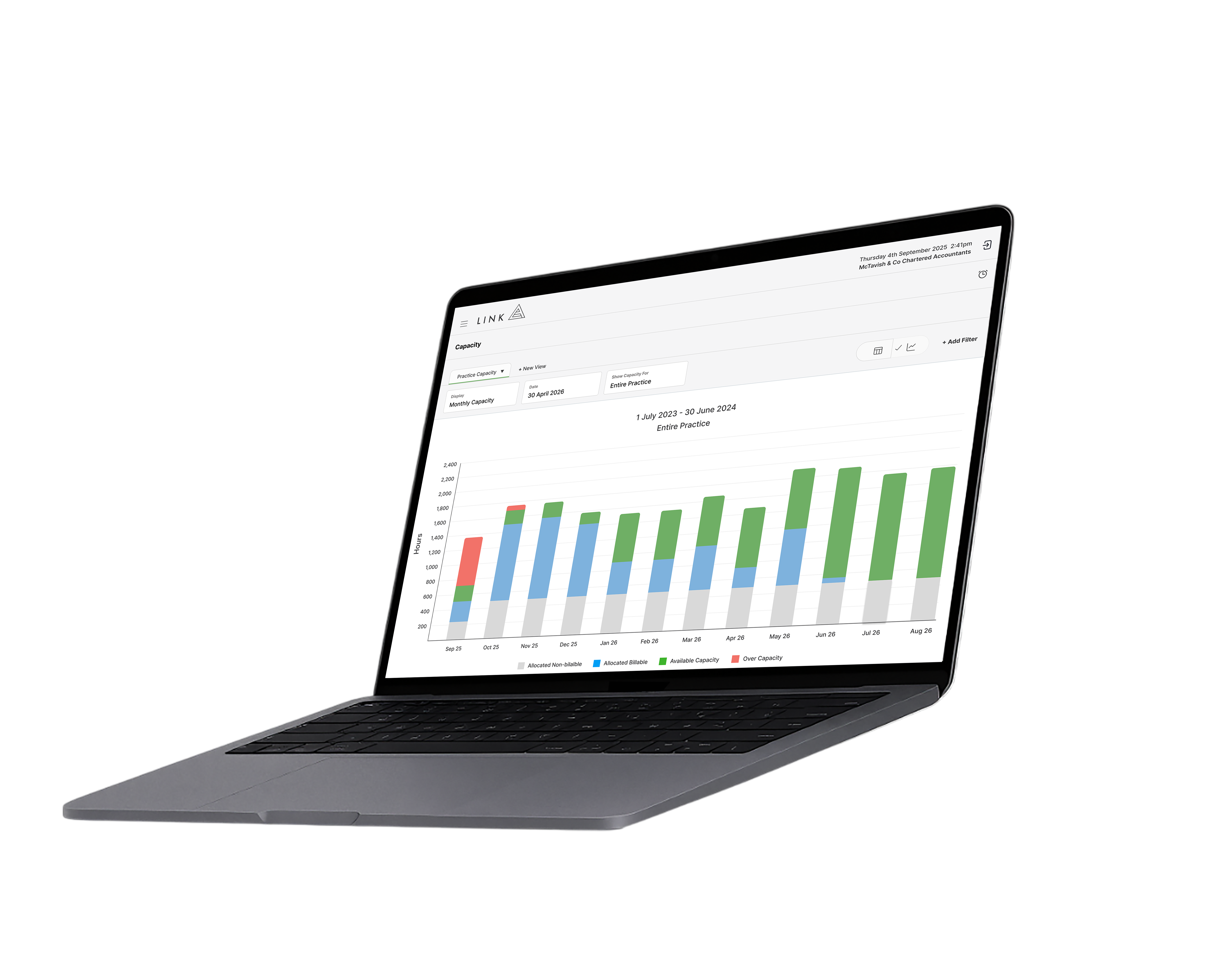 What software helps accounting firms manage tax season capacity?