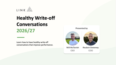 Healthy Write-off Conversations using Xero and Link