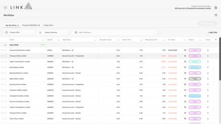 Update the allocated time to this task