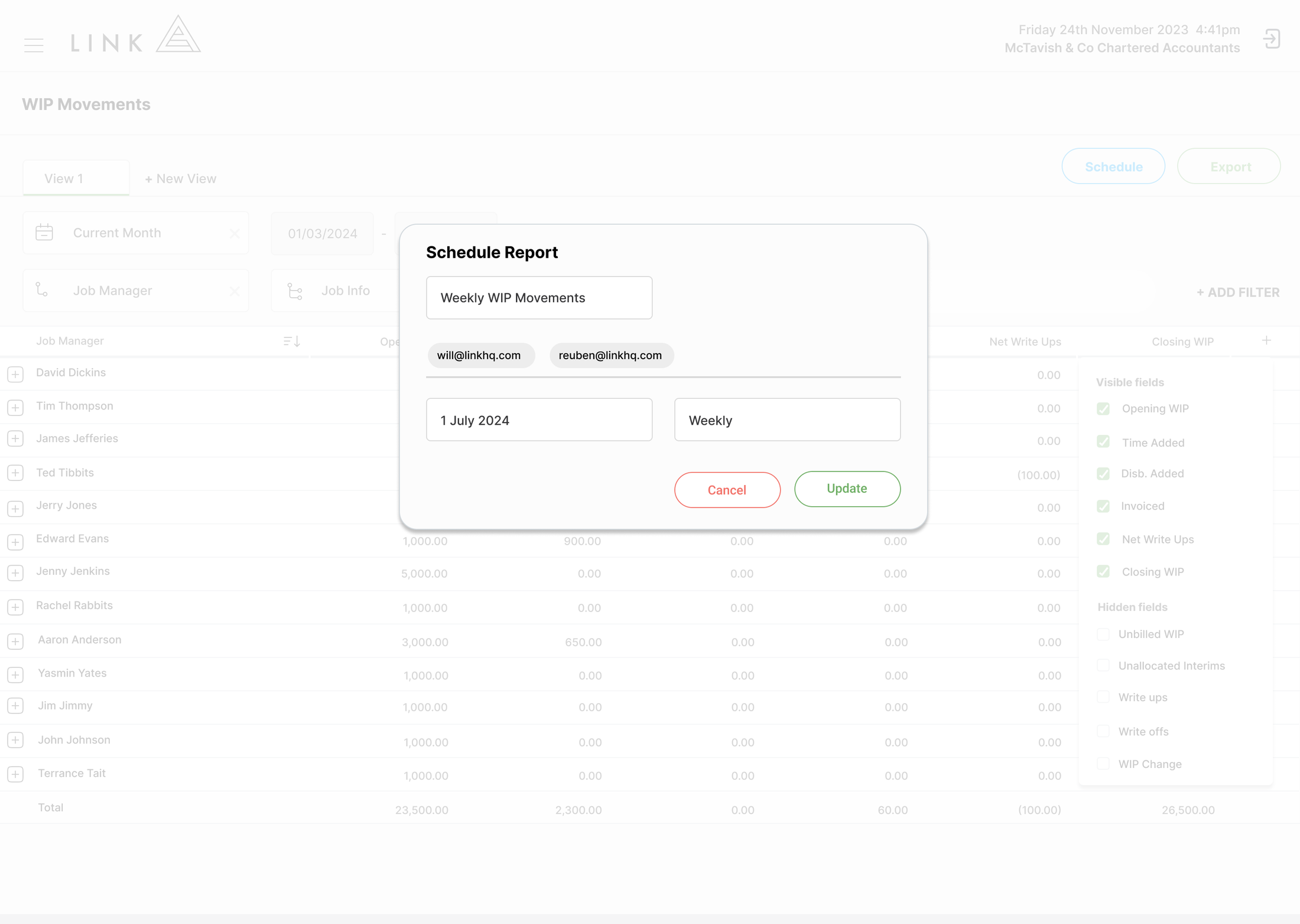 1 - Scheduled Reports