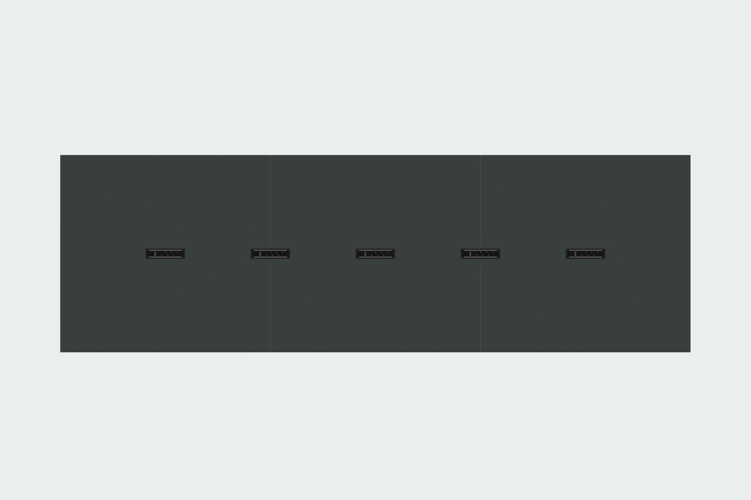 Multiple tabletop parts