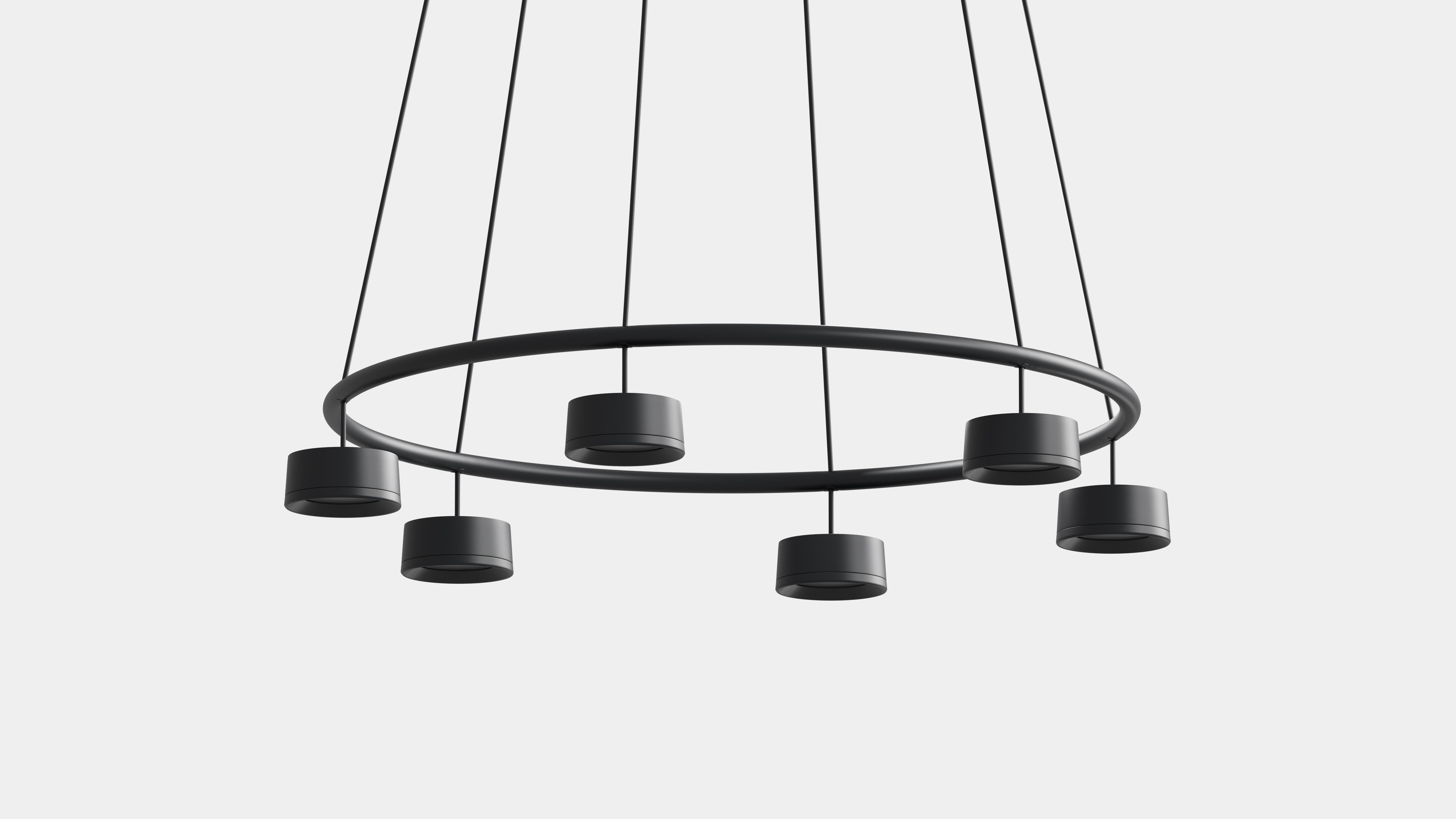 Split Straight Ring Pendant Lamp