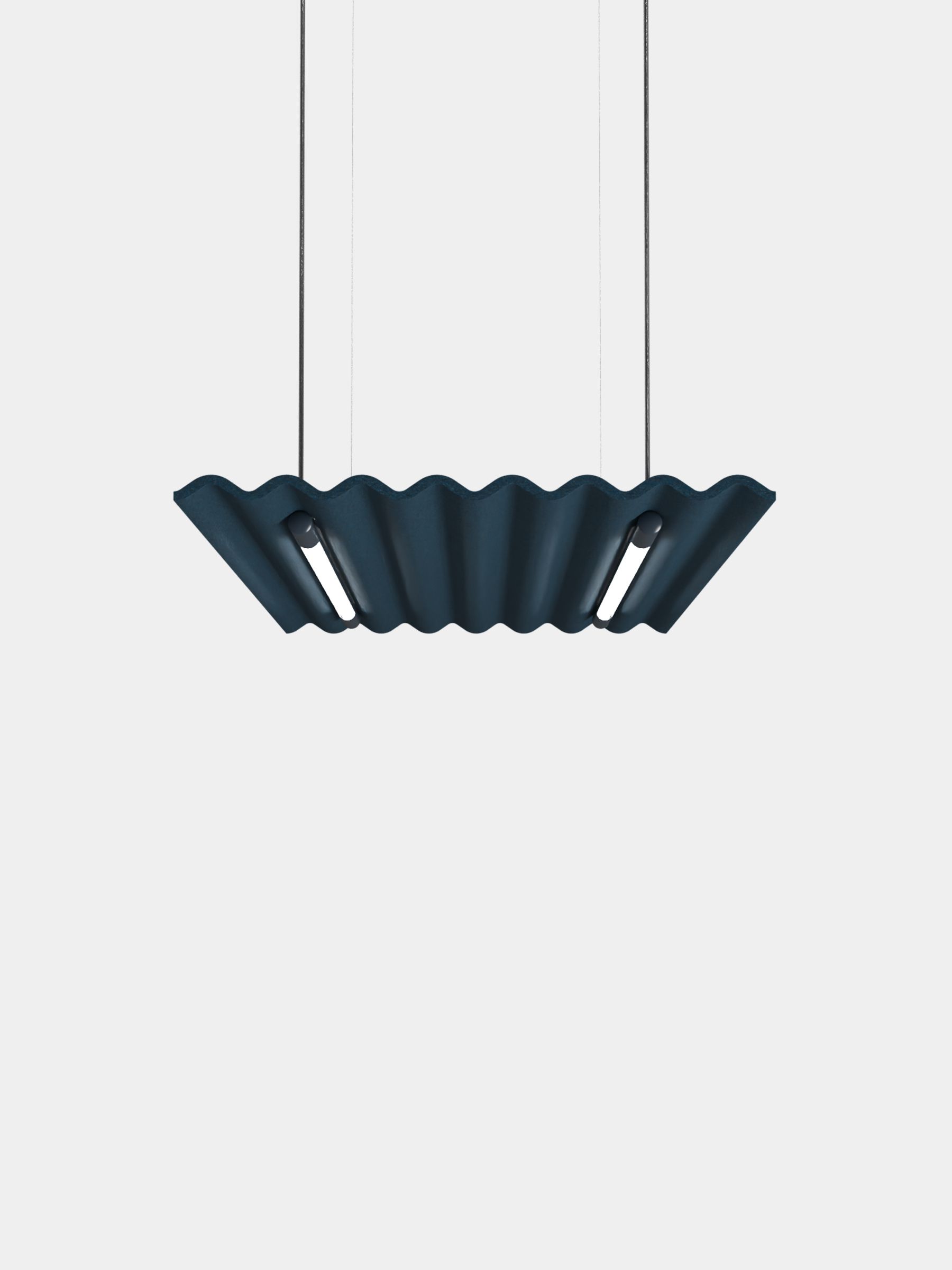 Mute Flow Floating Lamp PET Felt Acoustic Panel