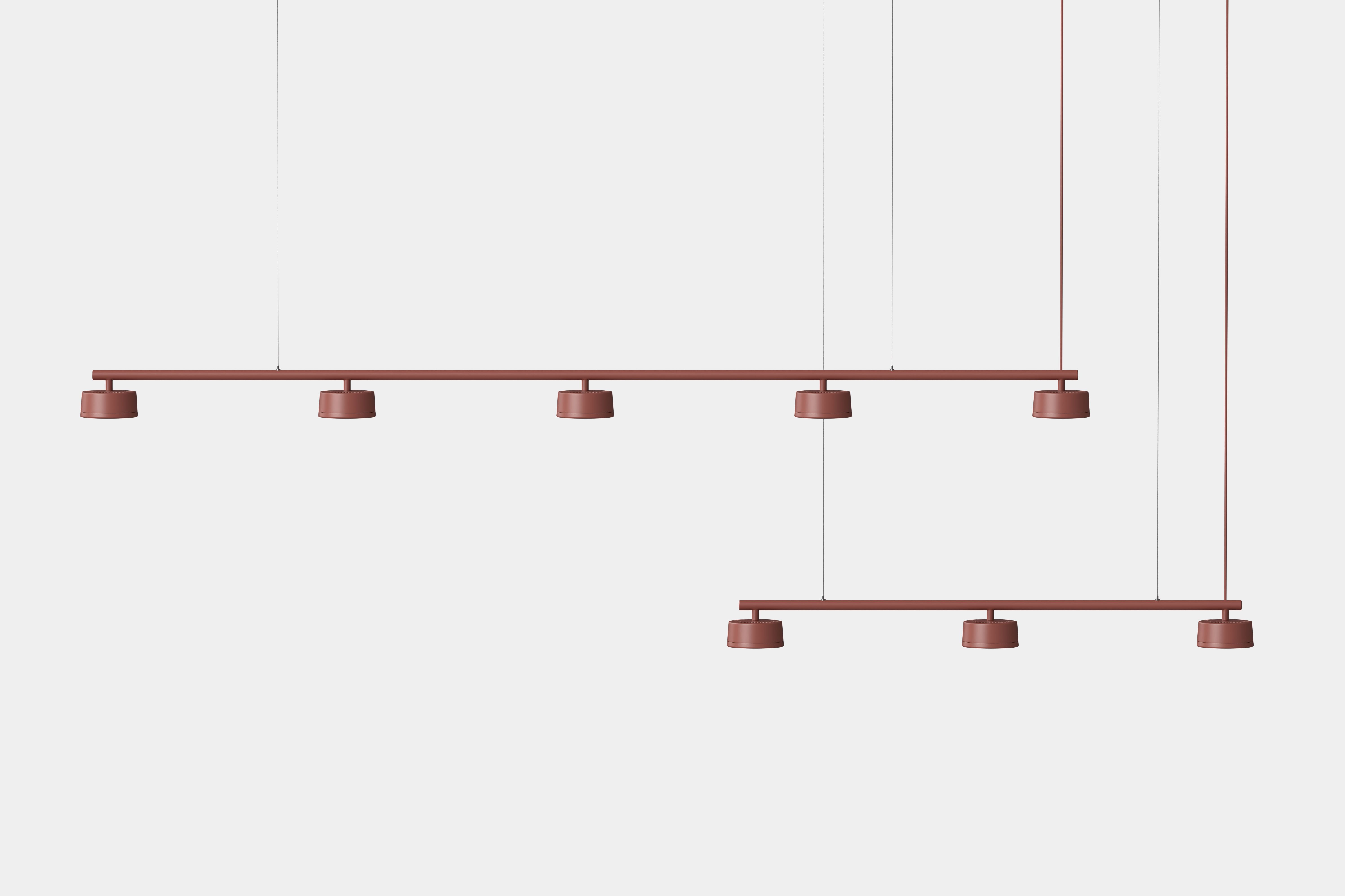 Split Straight Rail Pendant Lamp