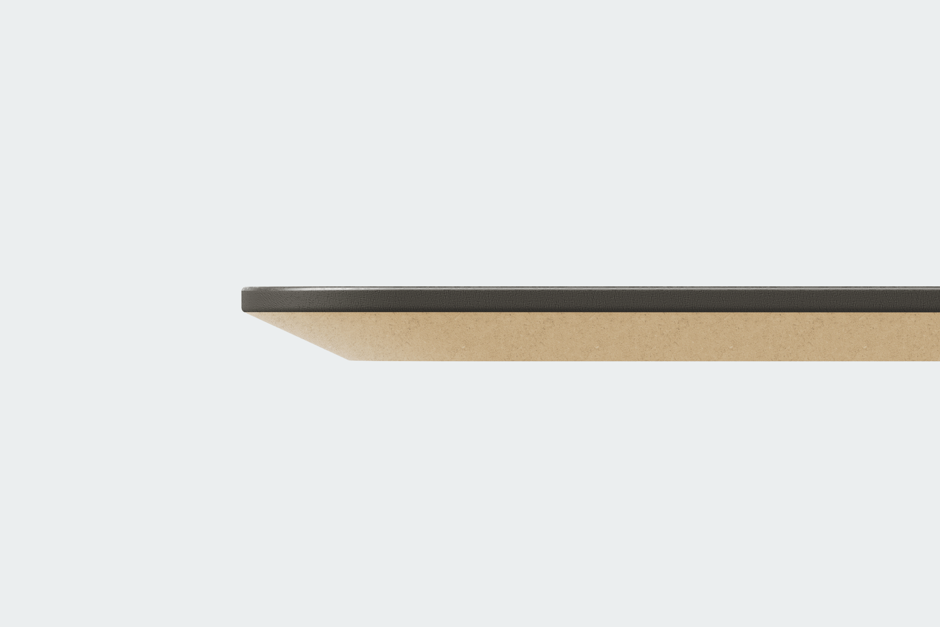 MDF tapered + edgeband (icw R60)